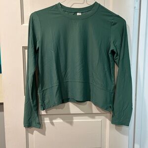 Green Long Sleeve Top